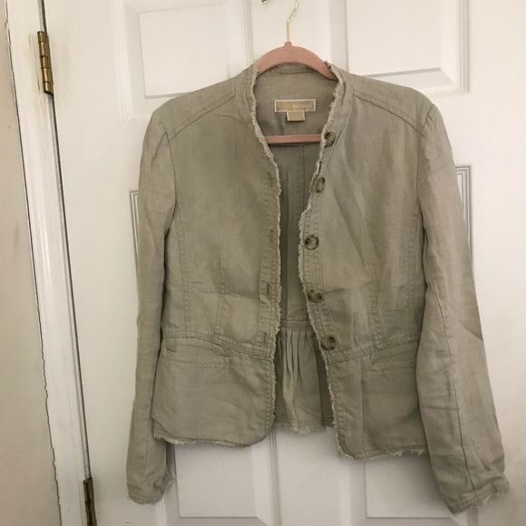 100% Linen Jacket / Michael Kors - Picture 1 of 10